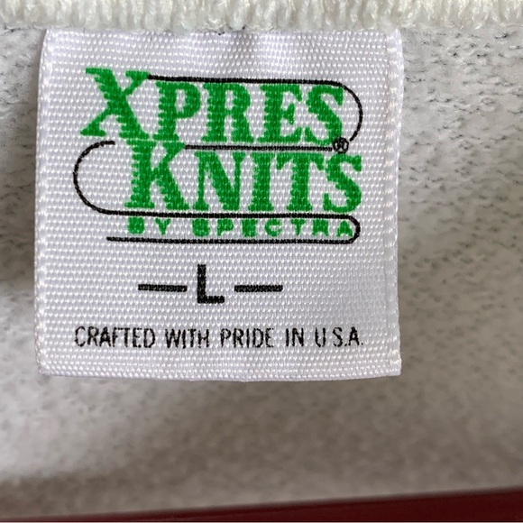 Vintage Postal Stamps Crewneck Sweatshirt Adult Large Mens 80s 90s Sweater Deer - Picture 7 of 9